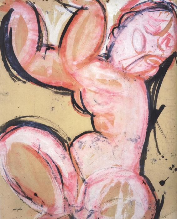 Amedeo Modigliani Caryatid (mk39) china oil painting image
